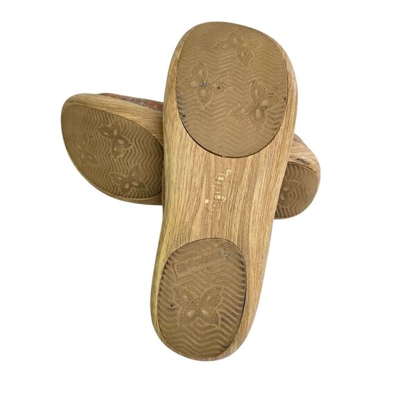 Alegria Keli Ric Rack Tan Professional Clogs Shoes Size 8-8.5 - Picture 6 of 11